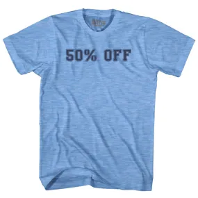 50% OFF Adult Tri-Blend T-shirt