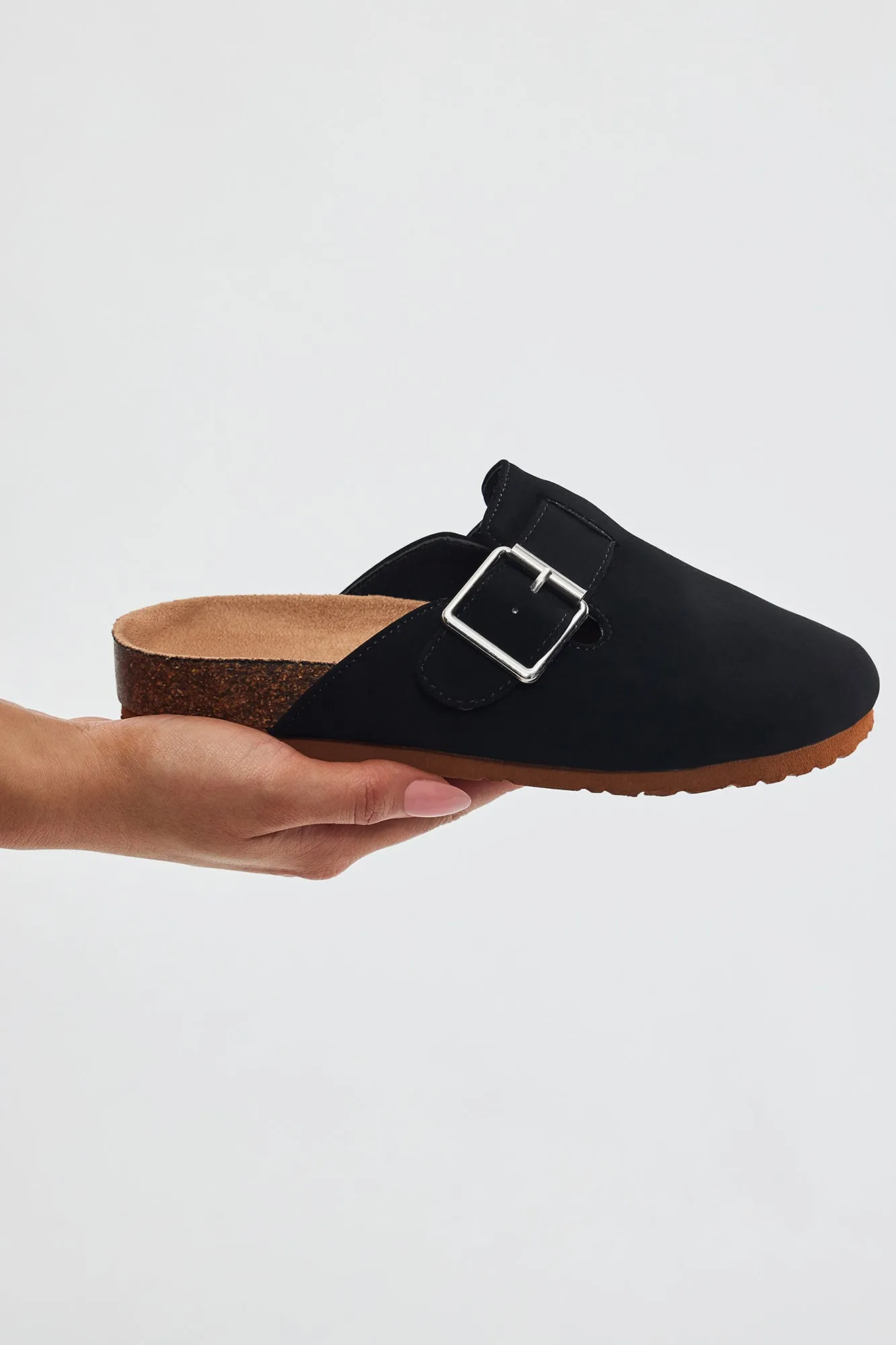Amozae-Always A Moment Casual Slides - Black