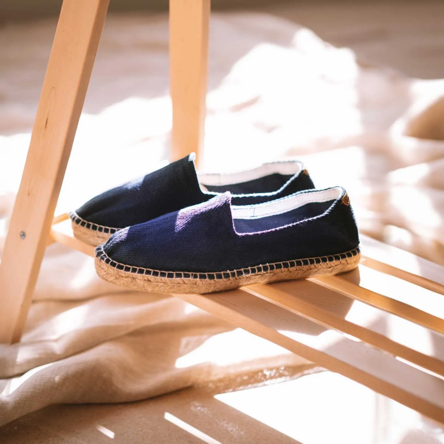 Basic Cotton Blend Espadrilles for Men - Montgri