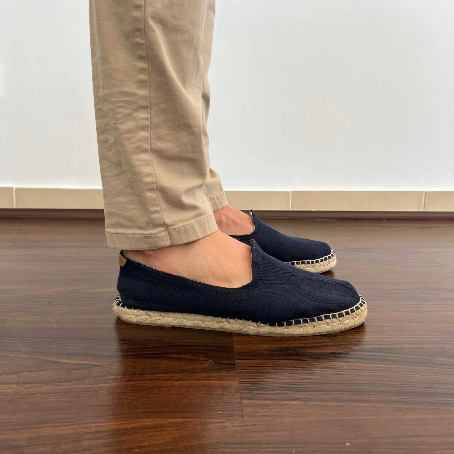 Basic Cotton Blend Espadrilles for Men - Montgri