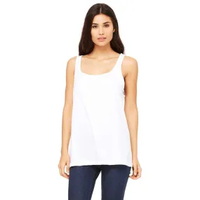 Bella   Canvas Women's White Relaxed Jersey Tank