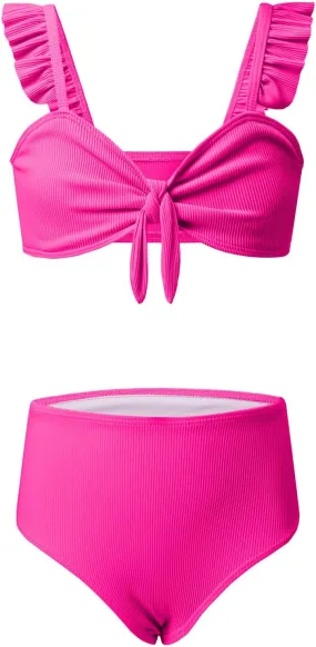 blibean Tween Girls Swimsuit Two Piece Bikini Sets with Chest Pad Size 6-15 Years