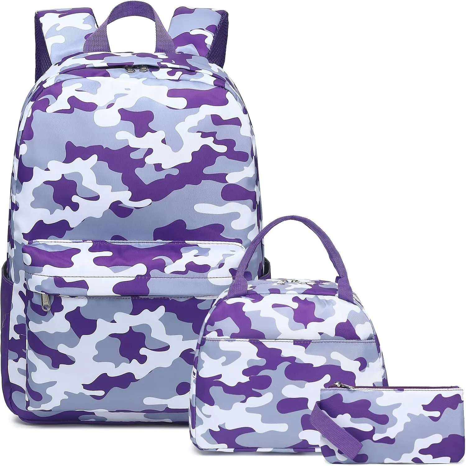 Bluboon Teen Girls School Backpack Kids Bookbag Set with Lunch Box Pencil Case Travel Laptop Backpack Casual Daypacks