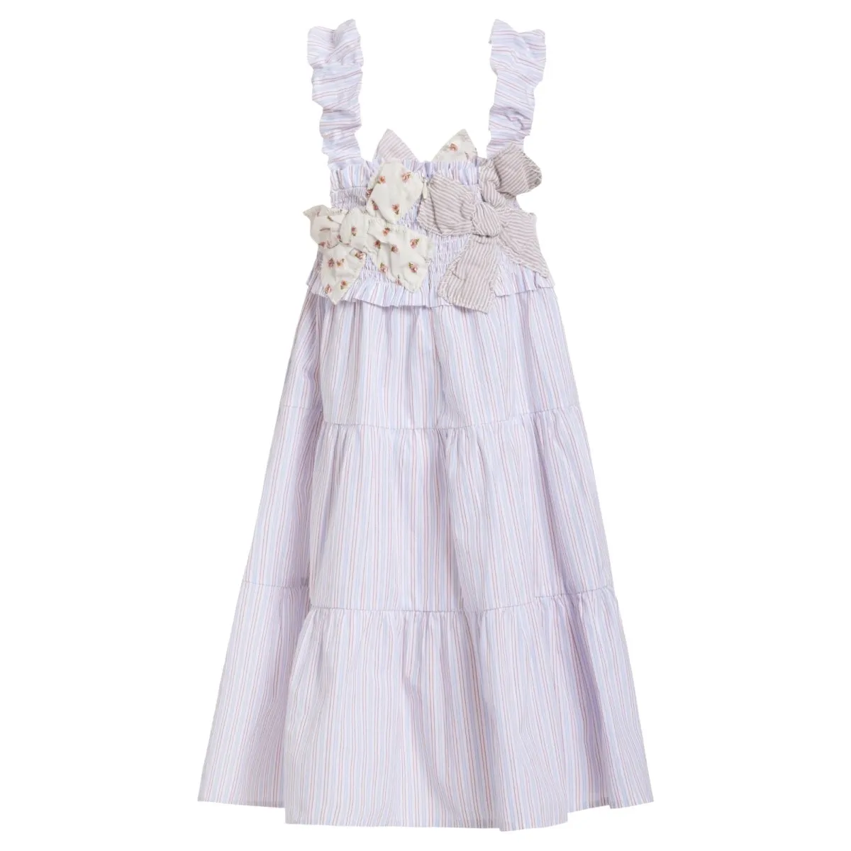 BONNIE BOWTIE PATCHWORK DRESS