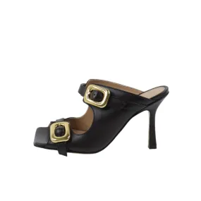 Bottega Veneta Stretch Buckle Mule Sandal 36