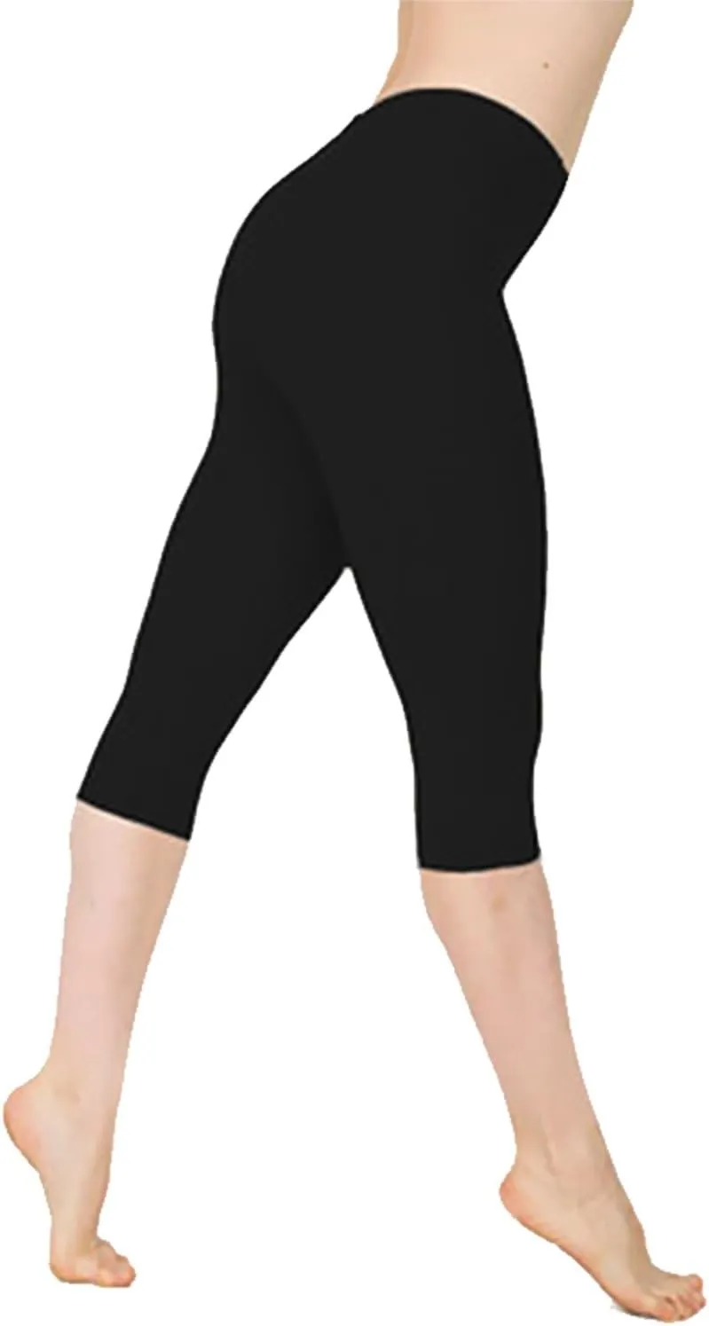 Capri Leggings for Women Exposure Absorption Sweat Permeability High Elasticity Ultra Light Women's Workout Leggings