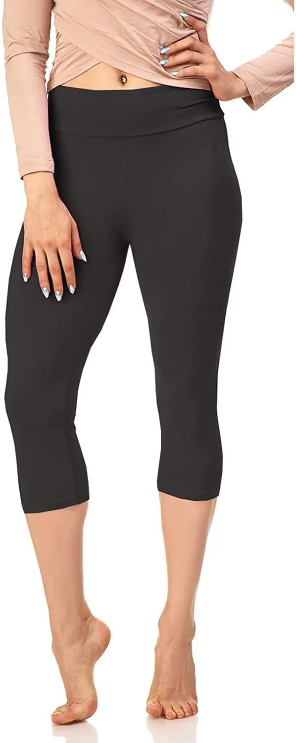 Capri Leggings for Women Exposure Absorption Sweat Permeability High Elasticity Ultra Light Women's Workout Leggings