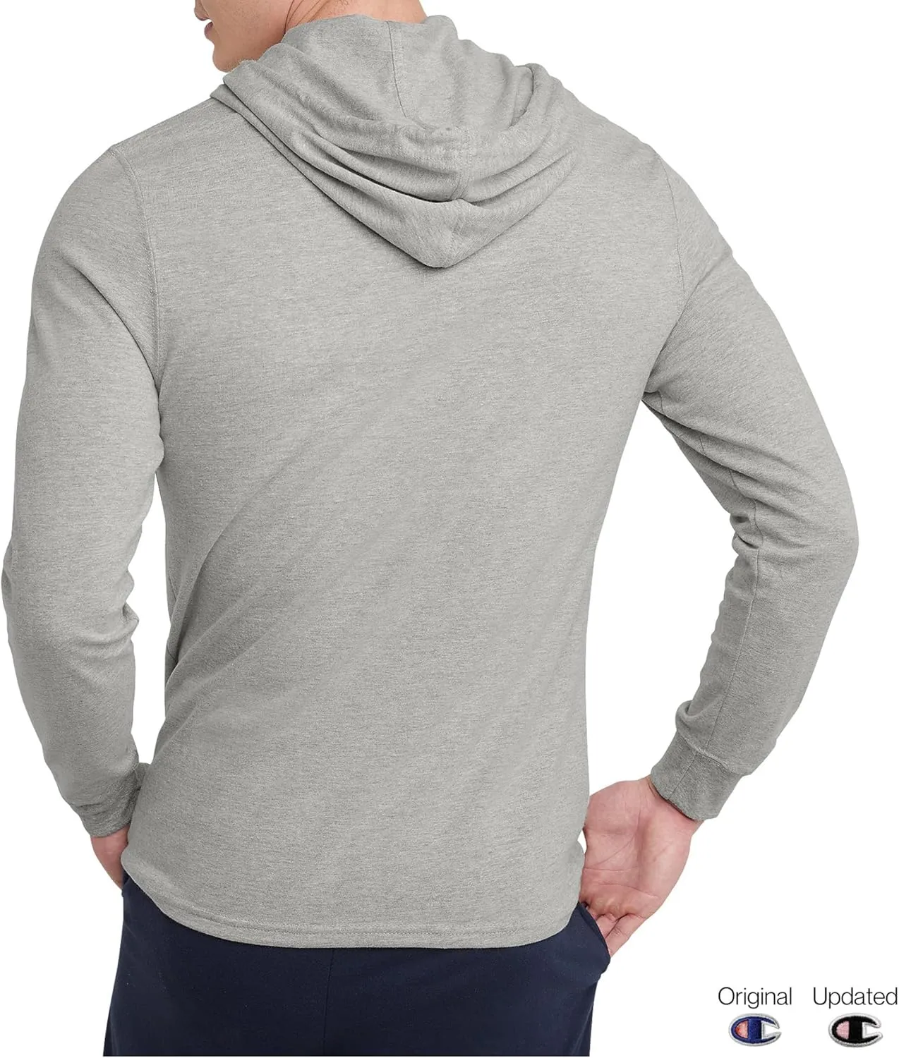 Champion Men's Midweight, Soft and Comfortable T-Shirt Hoodie