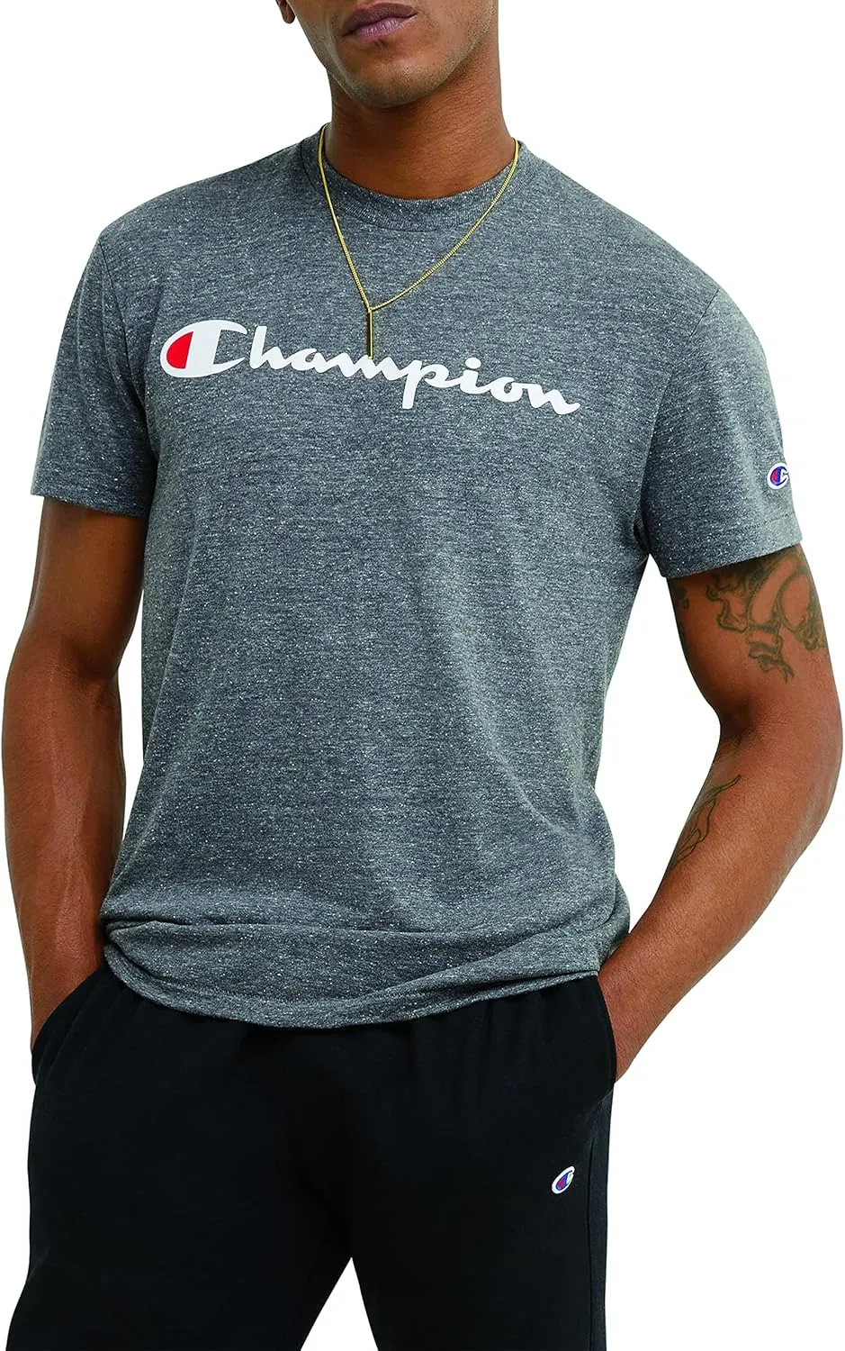 Champion Men's Tshirt, Powerblend, Soft, Graphic Tshirt Most Comfortable T-Shirt For Men