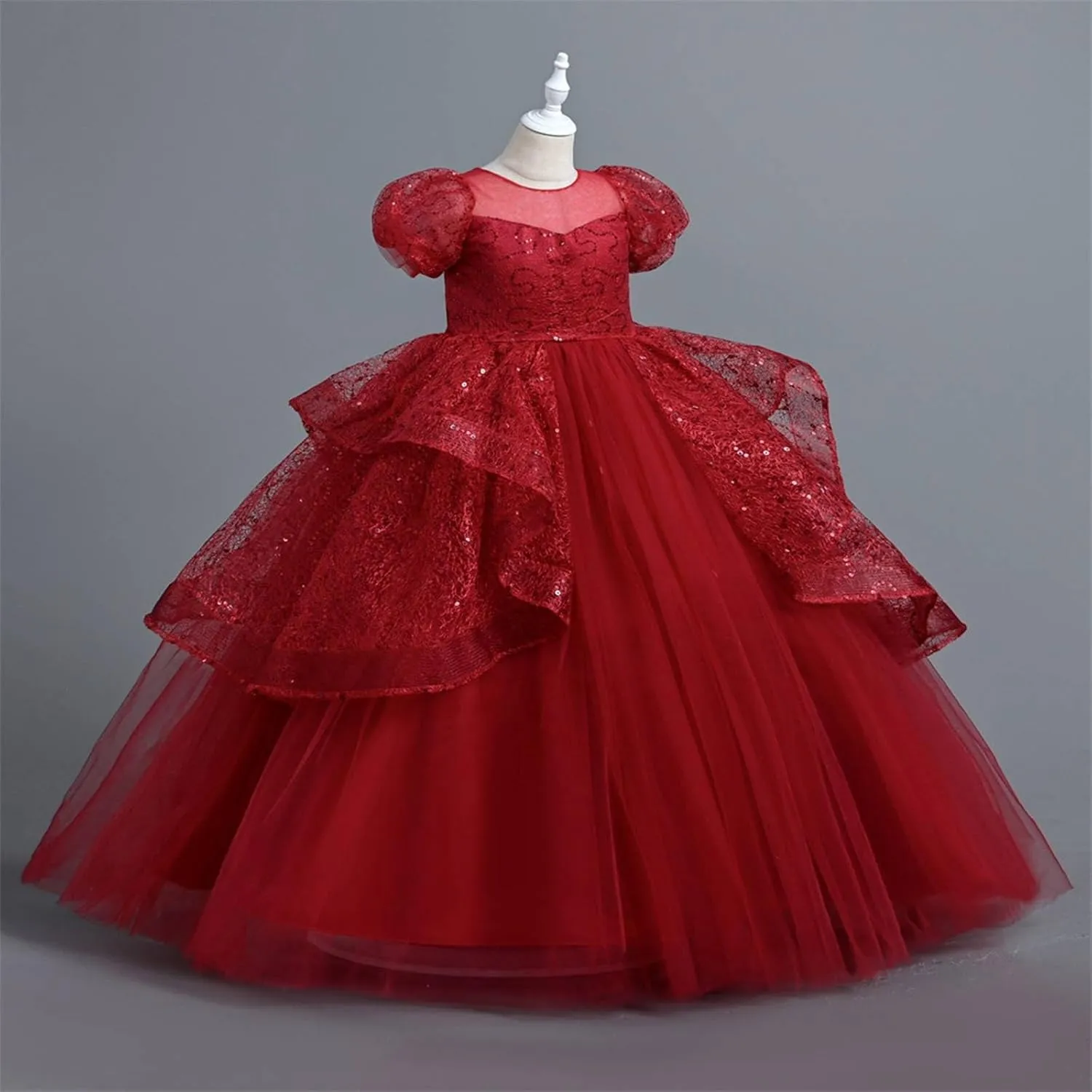 Children's Princess Dresses Dressy 2025 Sequins Comfortable Girls Performance Summer Party Comfortable Summer Dress