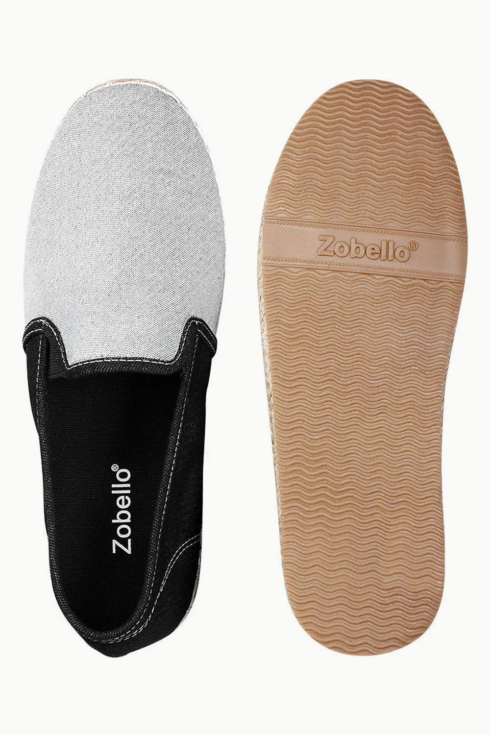 Colorblock Twill Espadrilles