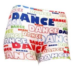 Comic Dance Print Boy Dance Shorts
