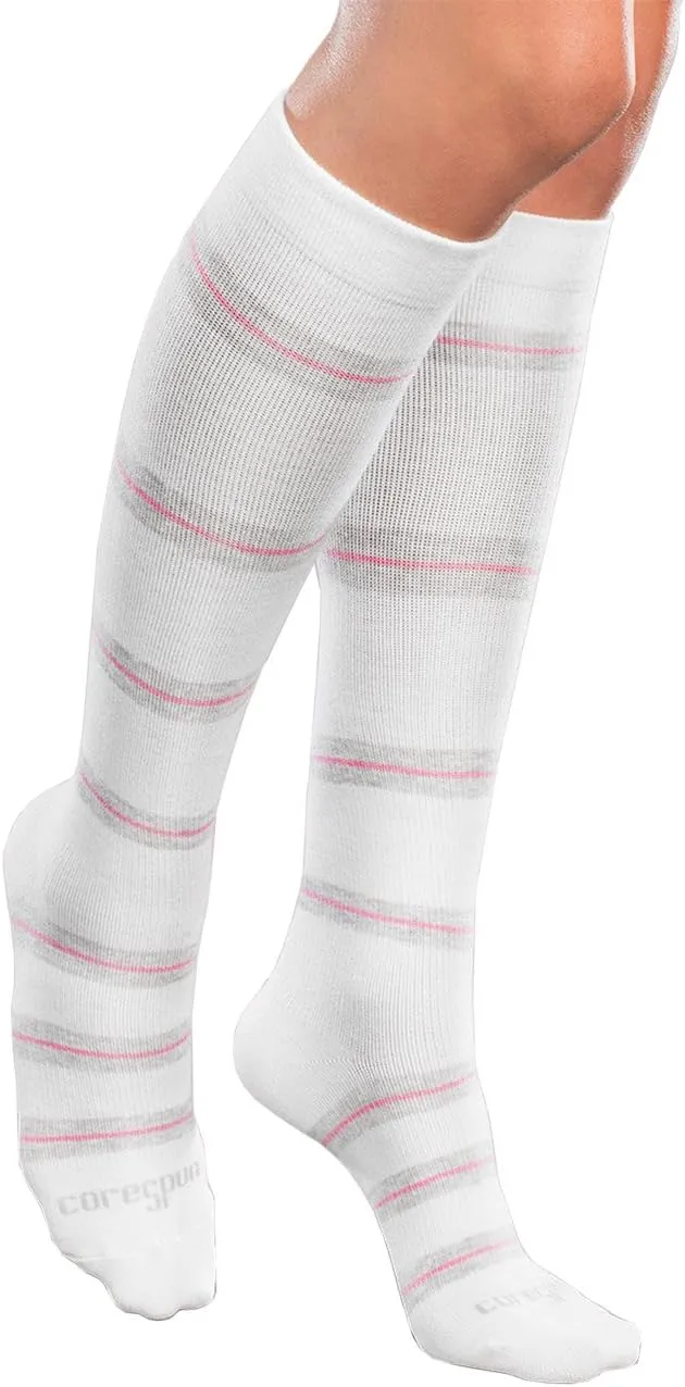 Core-Spun 10-15mmHg Medical Light Graduated Knee High Compression Socks