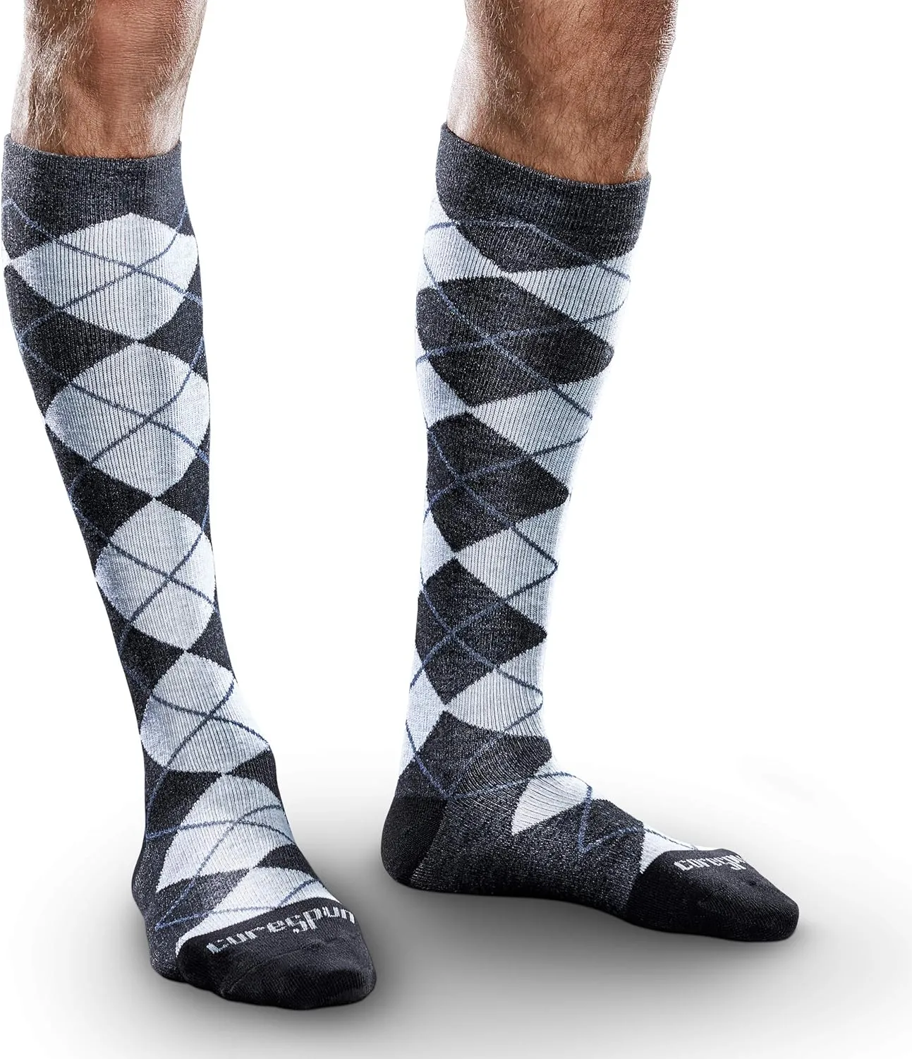 Core-Spun 10-15mmHg Medical Light Graduated Knee High Compression Socks