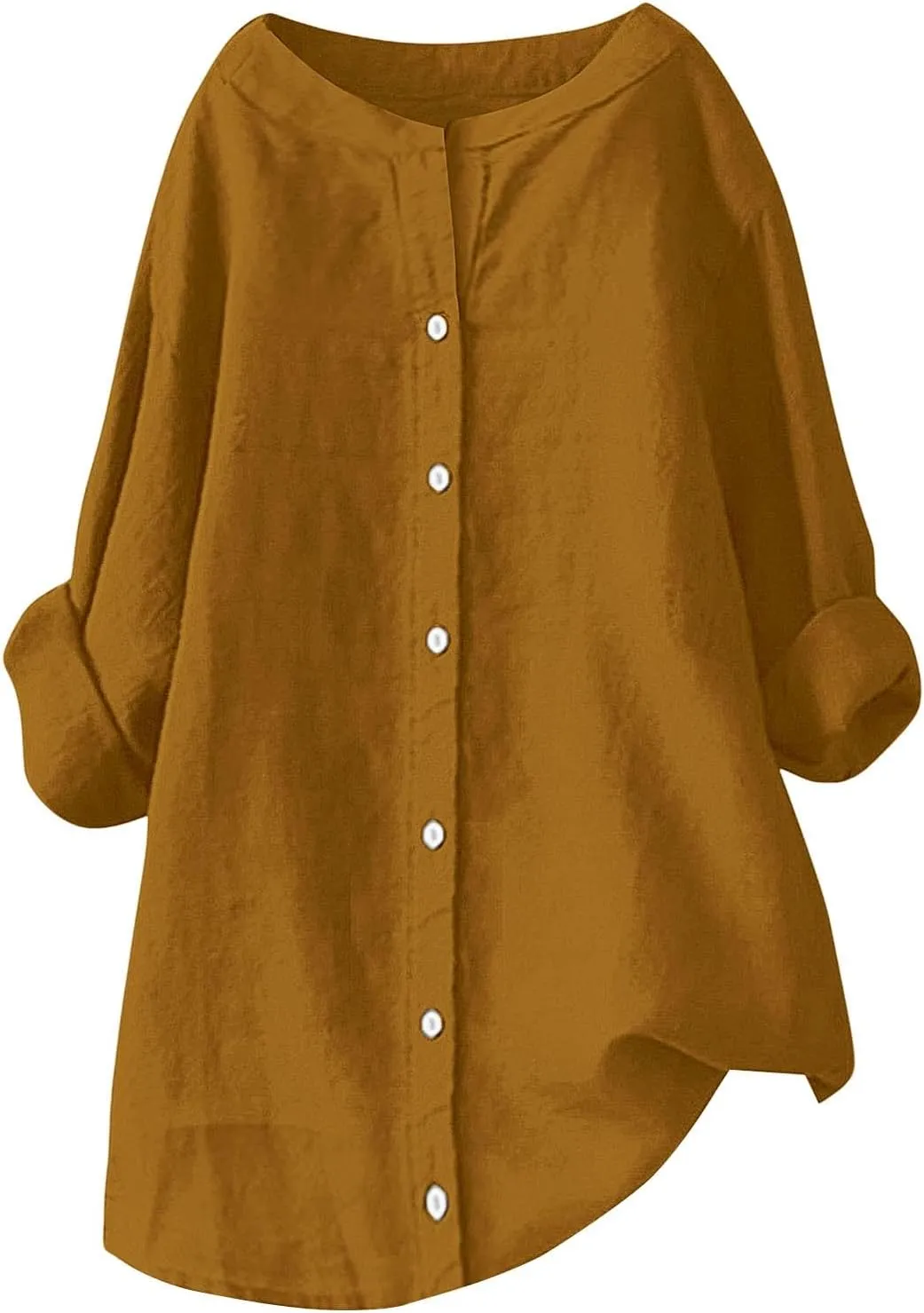 Cotton Line Shirts for Women Long Sleeve Lapel Button Down Tops Summer Loose Causal Sun Shirts Light Workout Outfits