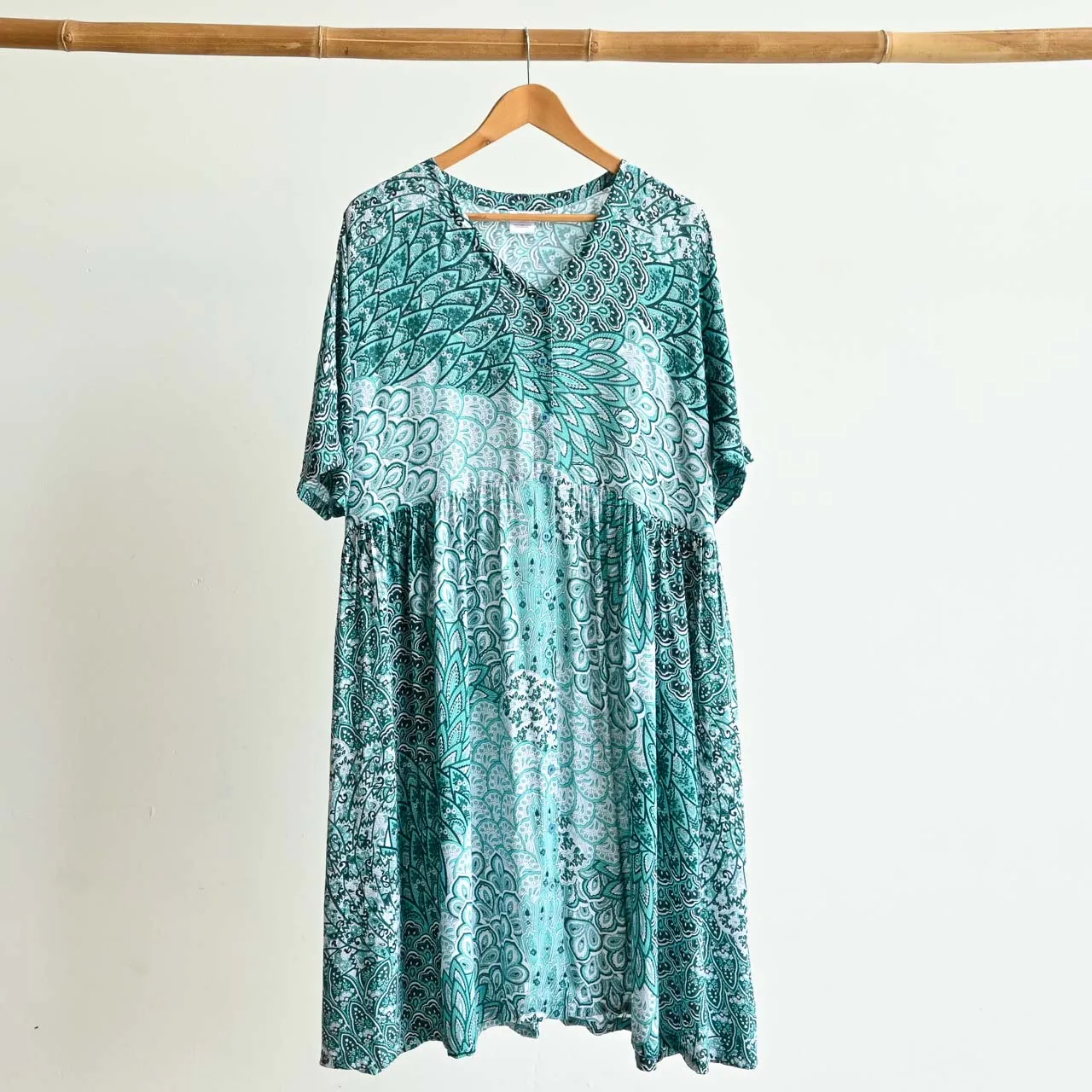 Day Tripper Summer Sundress - Peacock