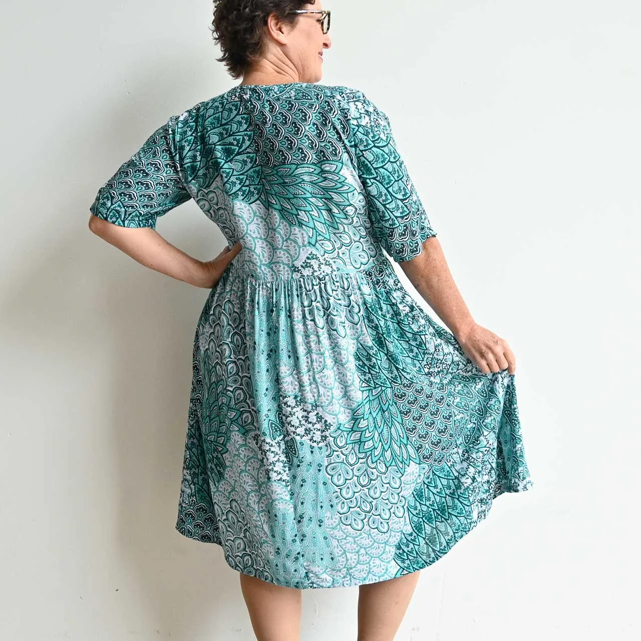 Day Tripper Summer Sundress - Peacock
