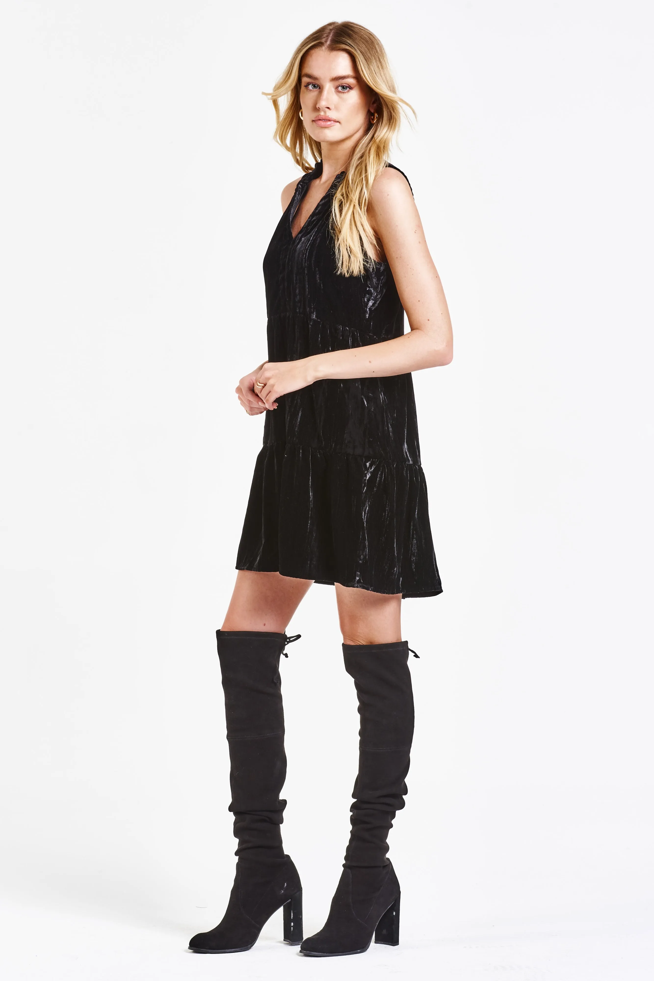 Dear John Eliza Sleeveless Tiered Dress