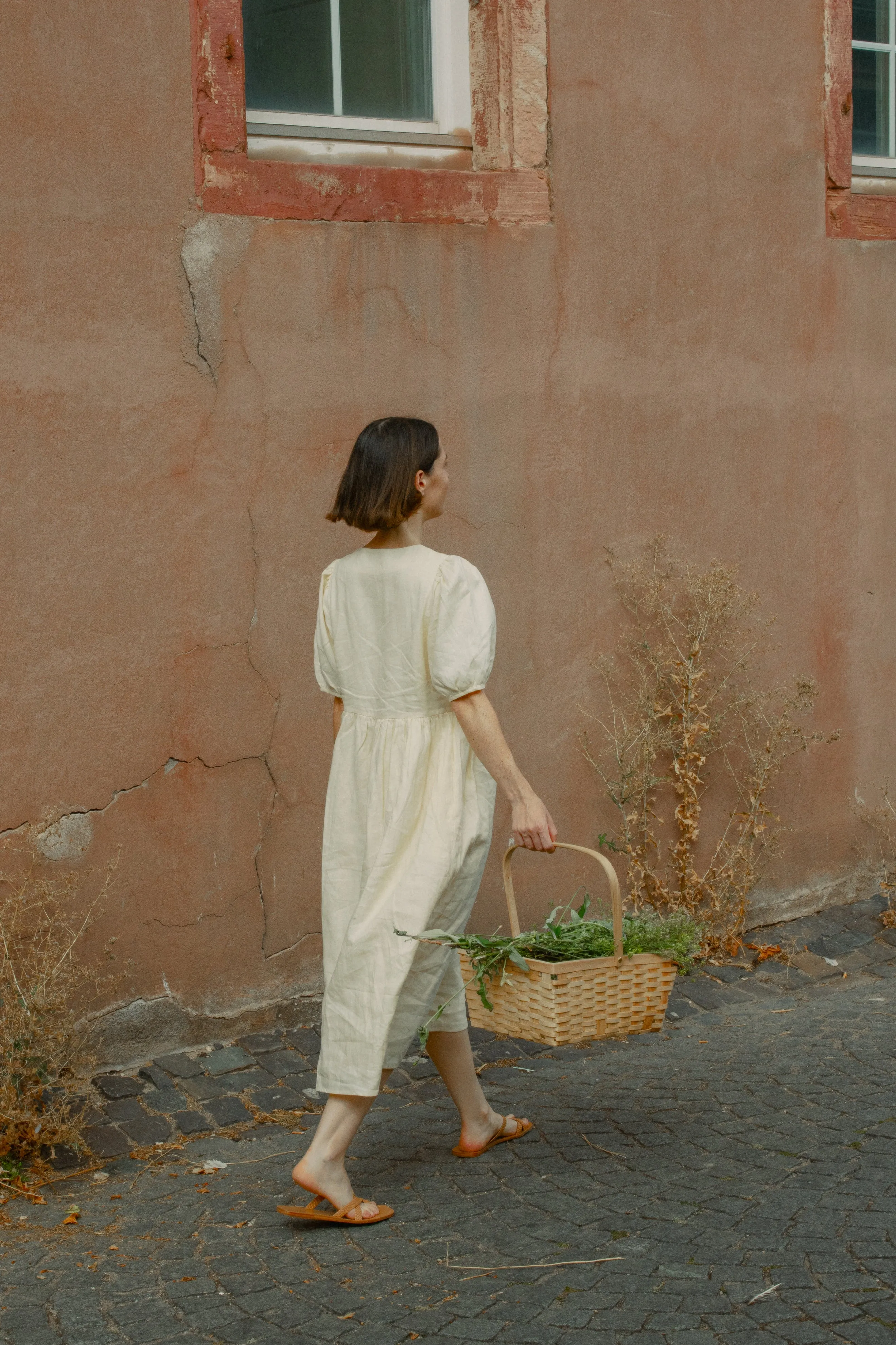 Double Tie Dress -- Linen