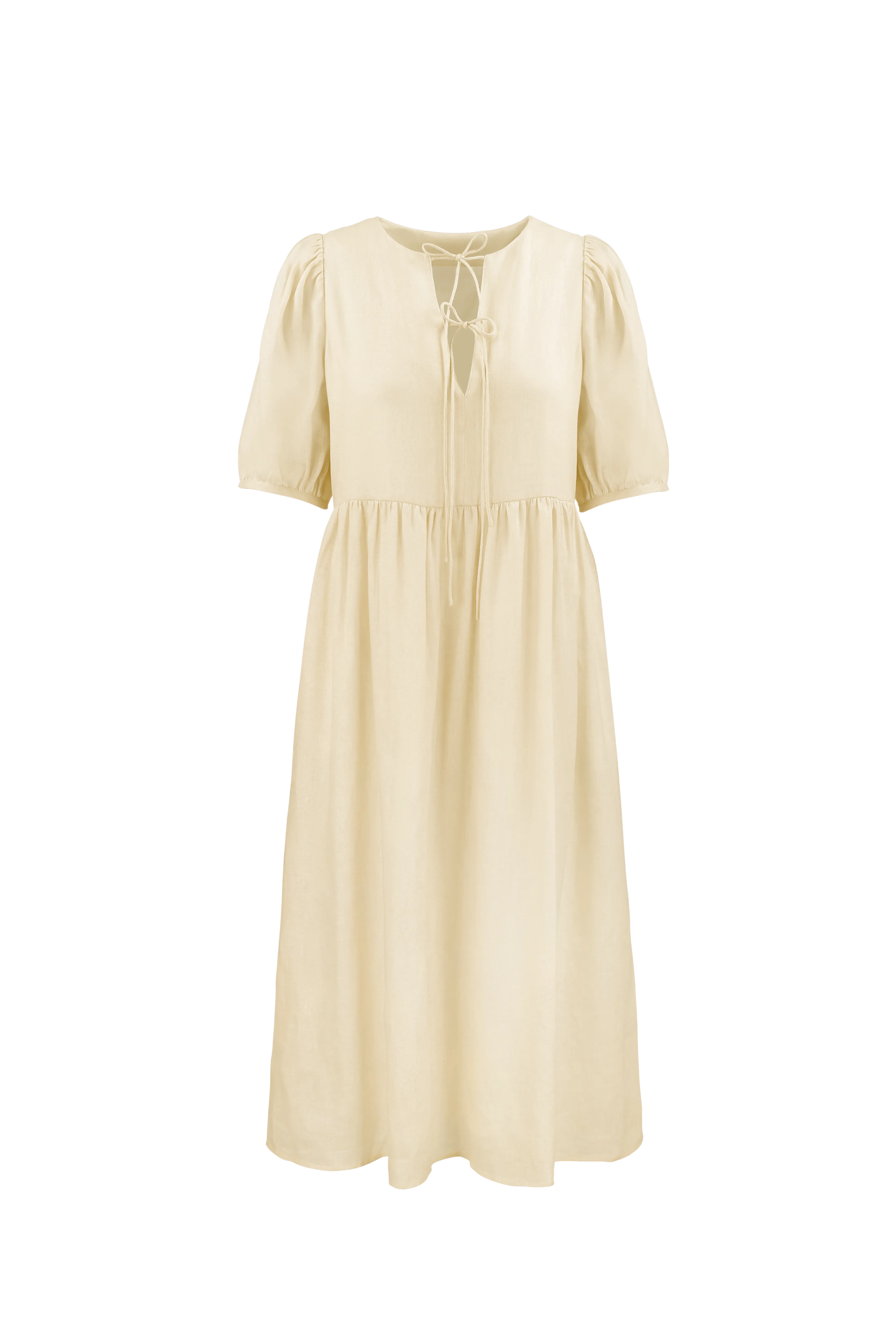Double Tie Dress -- Linen
