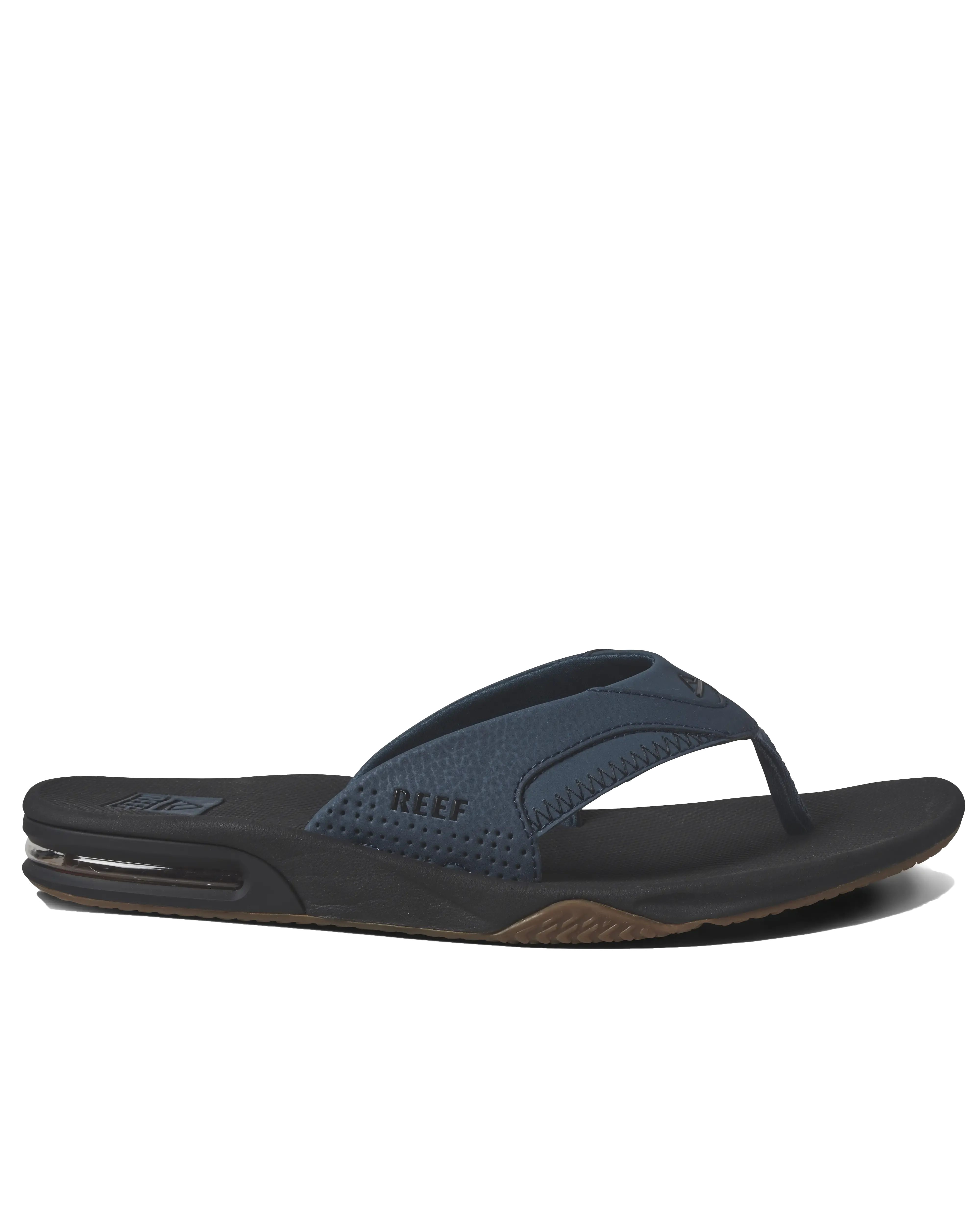 Fanning Flip Flops in Orion & Black
