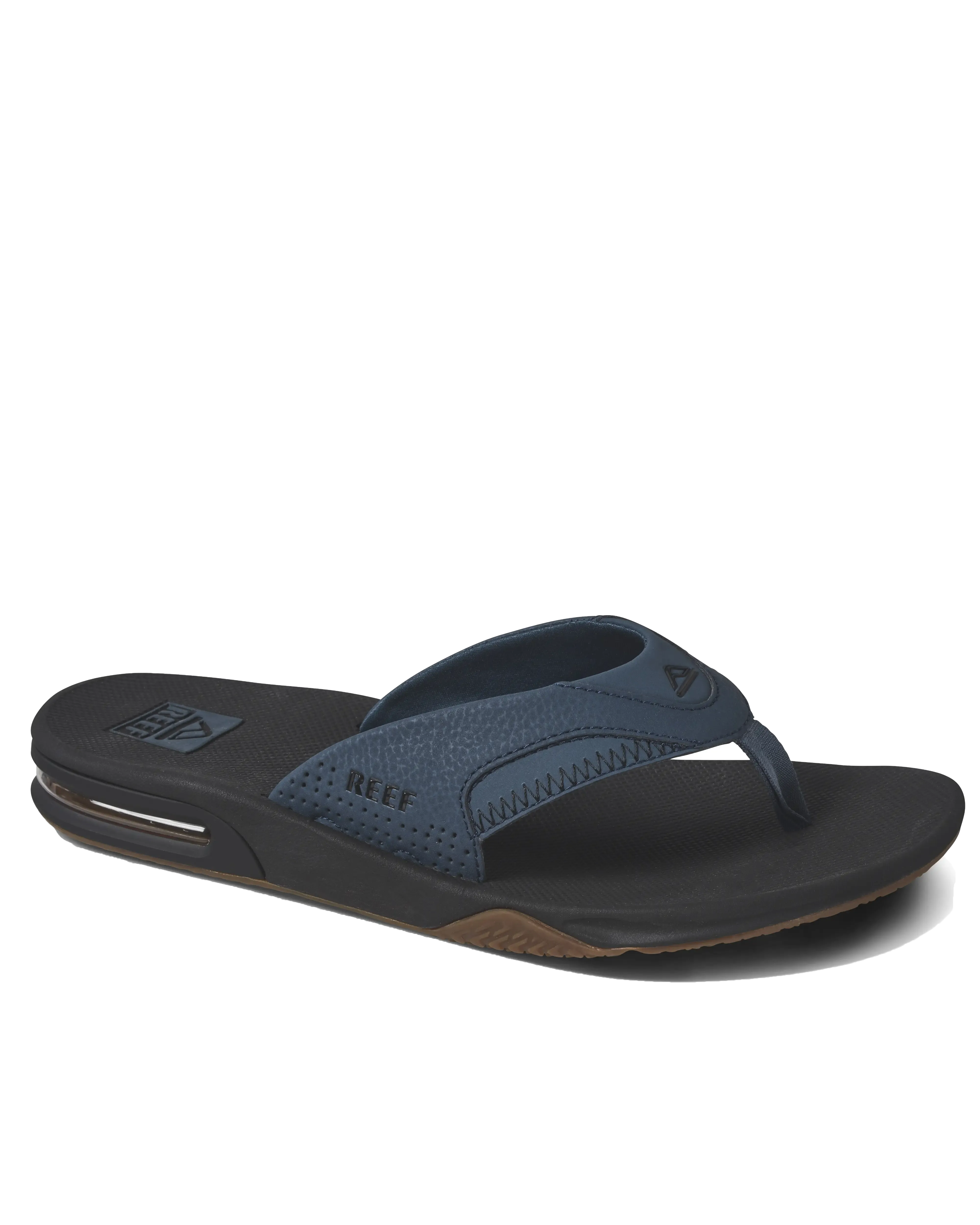 Fanning Flip Flops in Orion & Black