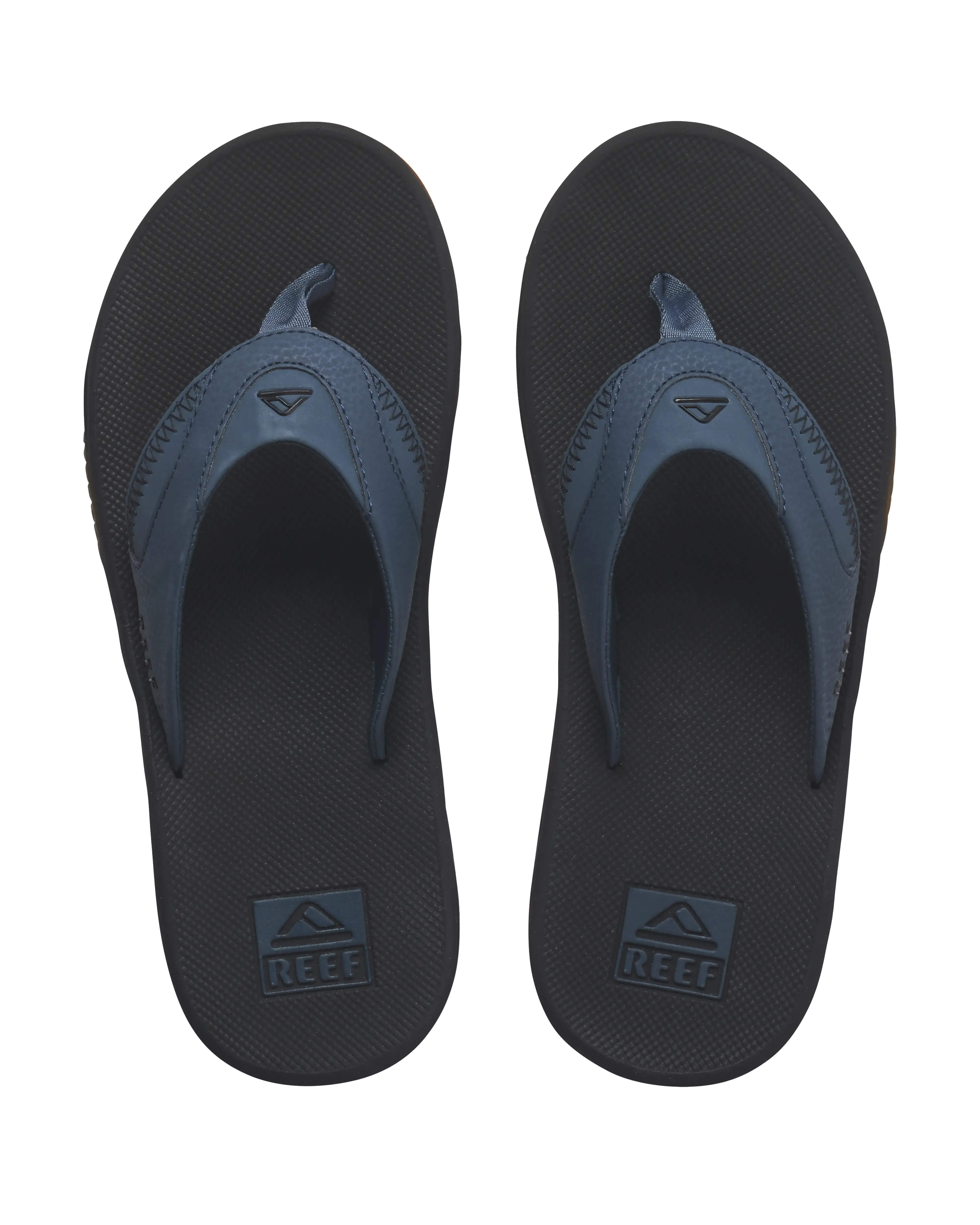 Fanning Flip Flops in Orion & Black