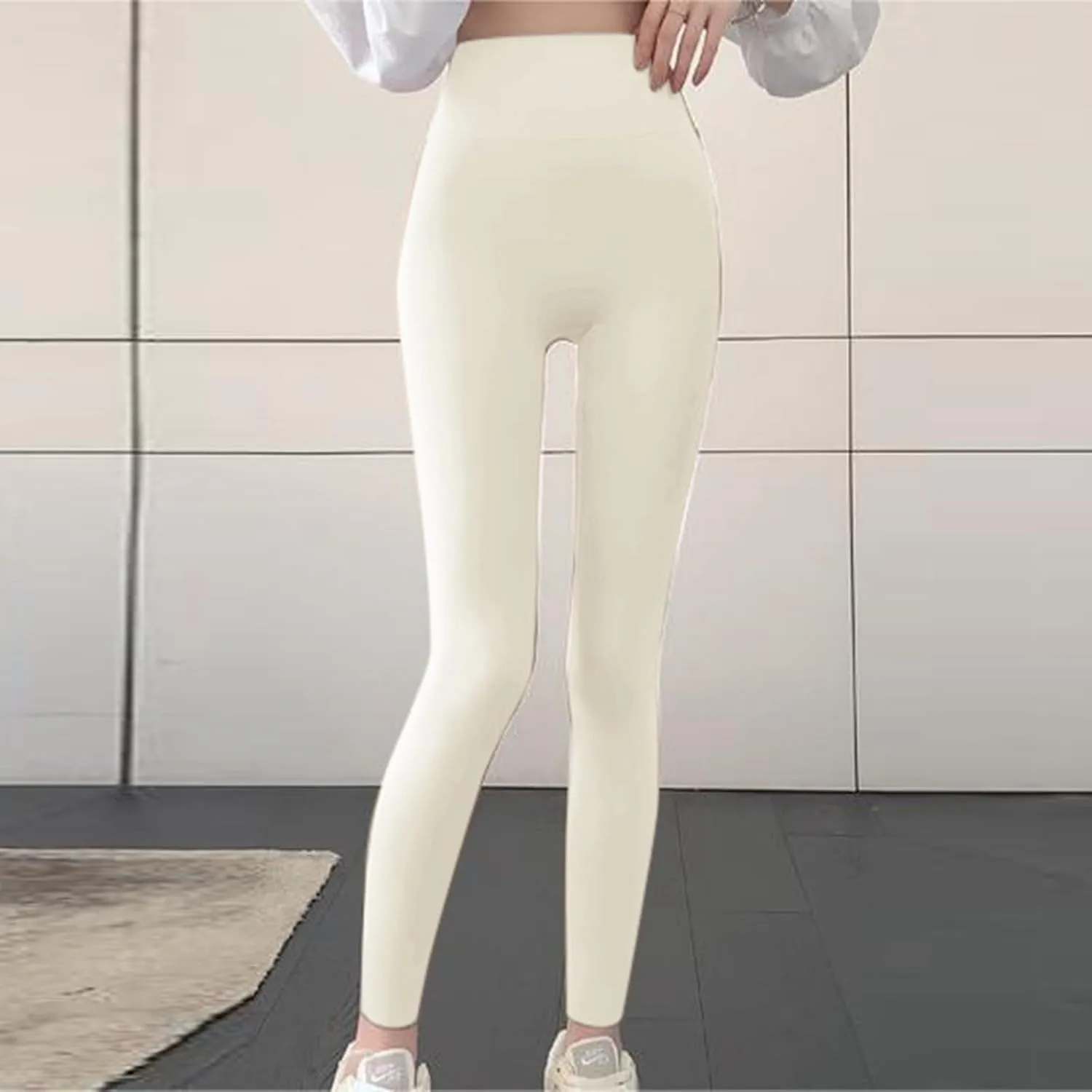 FZVYD Shapewear for Women Tummy Control Seamless High Waisted Light Compression Footless Tights Leggings Stretchy Pants