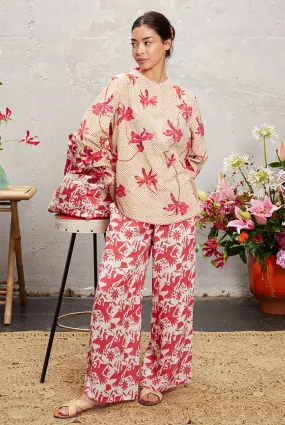 Ivy Pants Mexican Bird Red