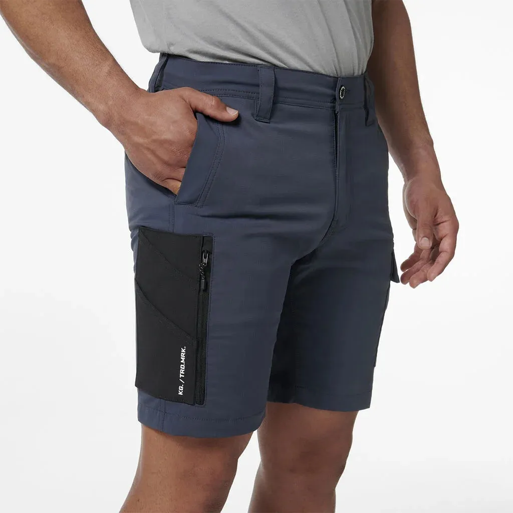 King Gee Men's Trademark Cargo Short K17019 - Blue Slate