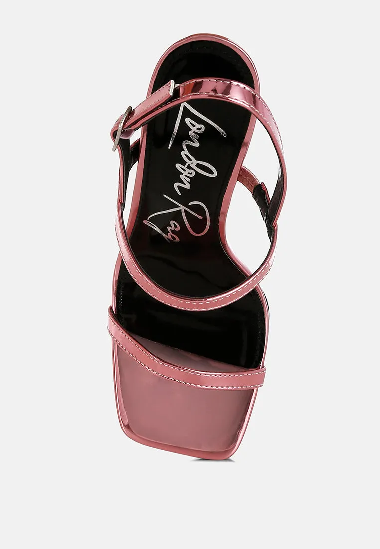 Ladra Metallic Fantasy Wedge Heel Sandals