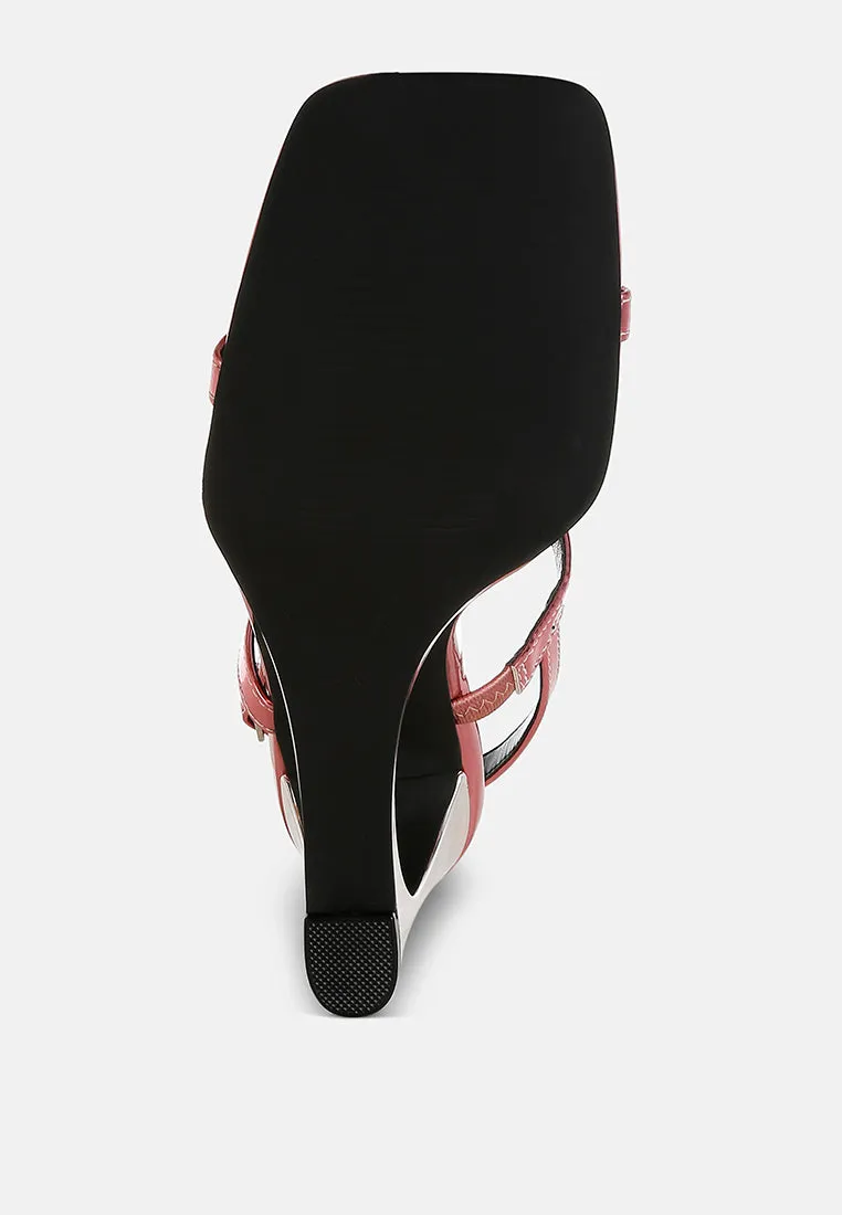 Ladra Metallic Fantasy Wedge Heel Sandals