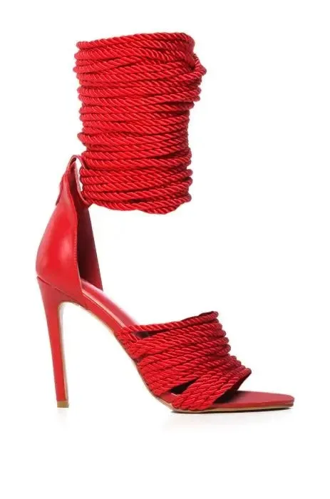 Lucinda - Sparkling Rhinestone Heeled Sandals for Women