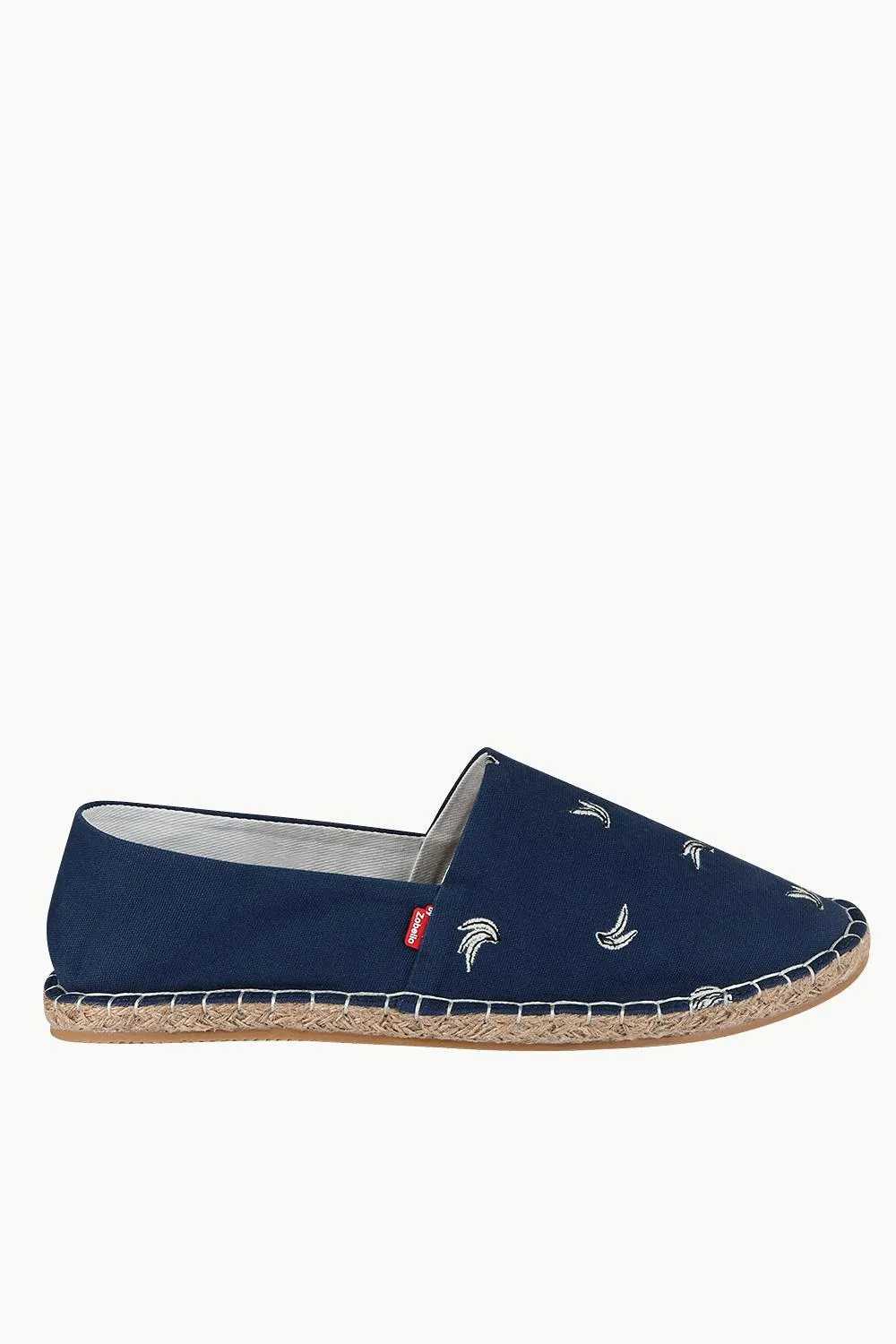Mens Banana Embroidered Espadrilles