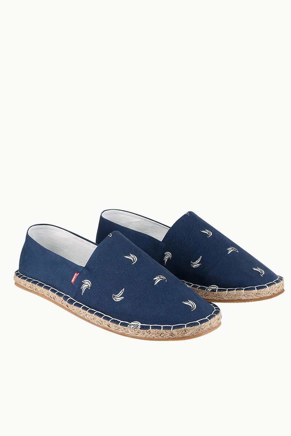 Mens Banana Embroidered Espadrilles
