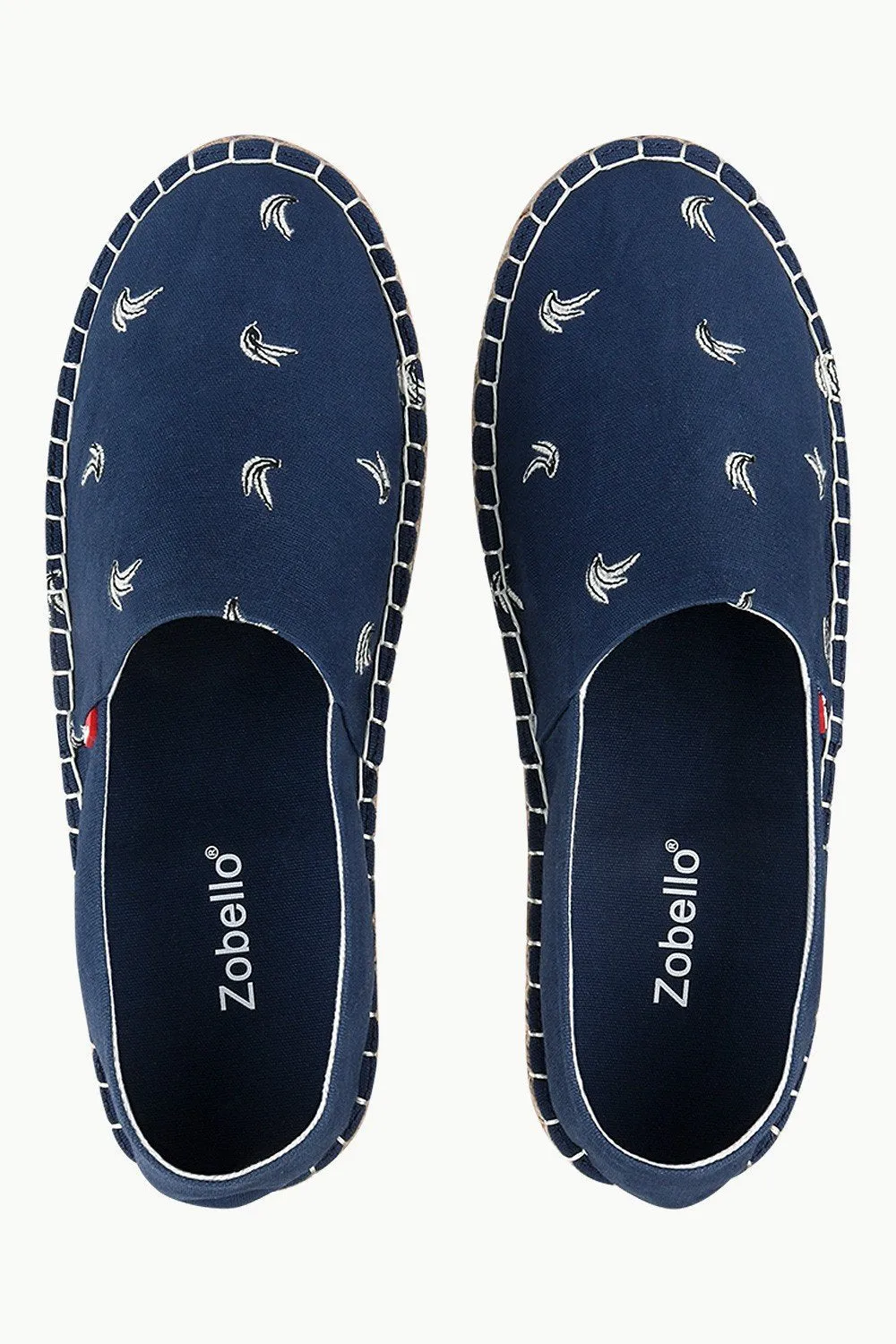Mens Banana Embroidered Espadrilles