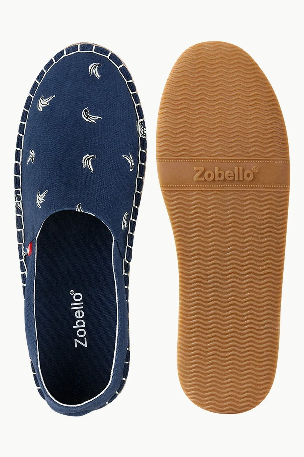Mens Banana Embroidered Espadrilles