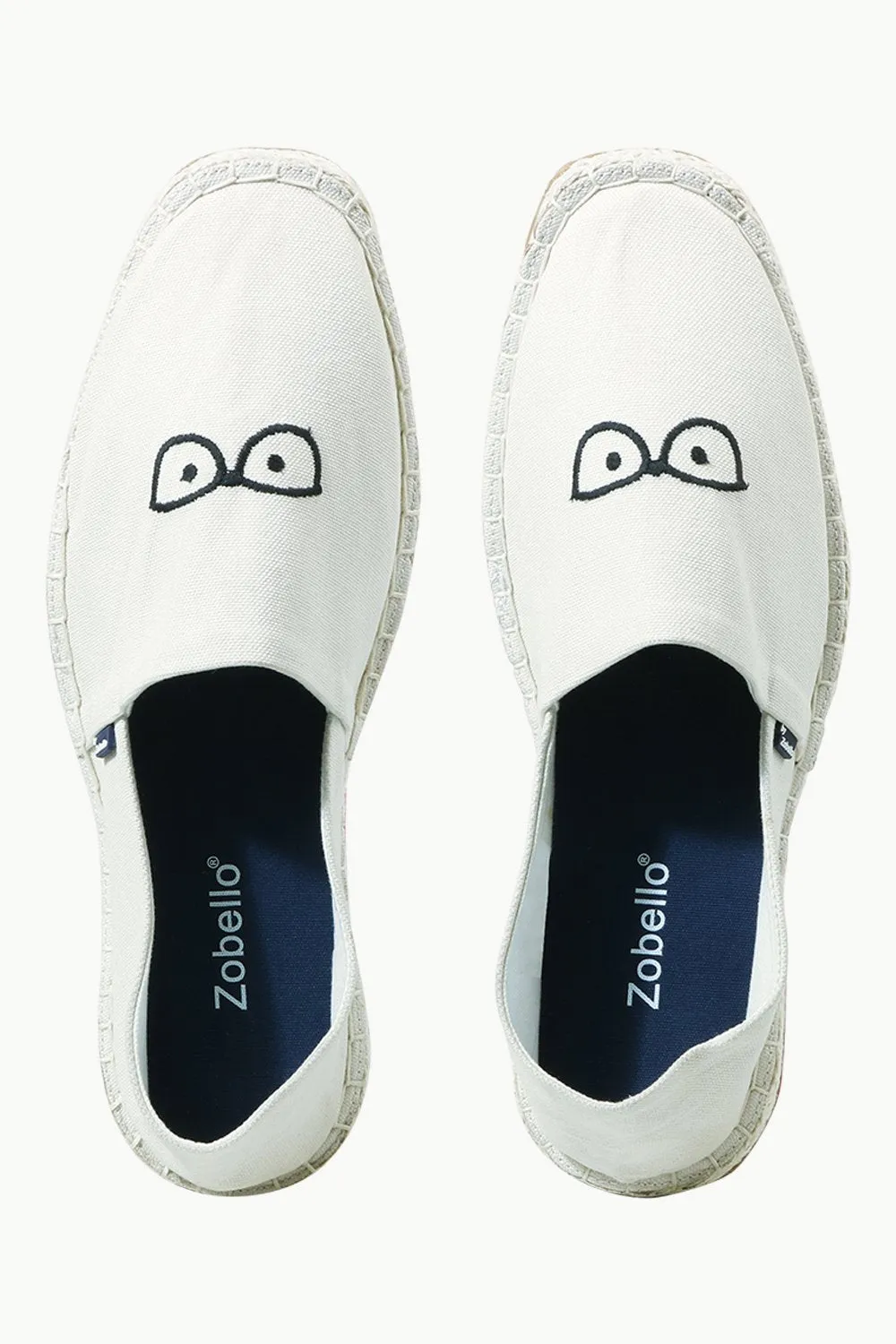 Men's Beige Eyeglasses Tag Espadrilles