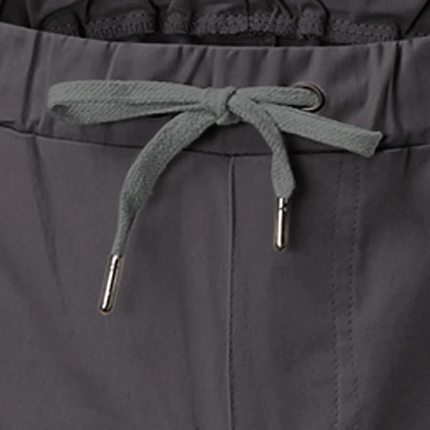Men's Leisure Relaxed Fit Pants Hiking Cargo Pants Solid Multi-Pocket Trousers Drawstring Joggers Gym Sweatpants