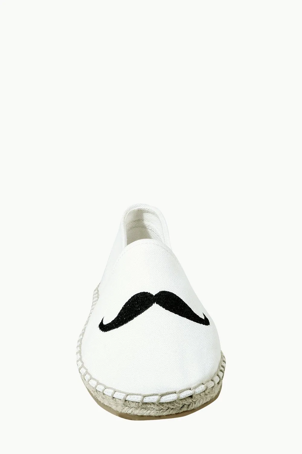 Men's Oatmeal Mustache Tag Espadrilles