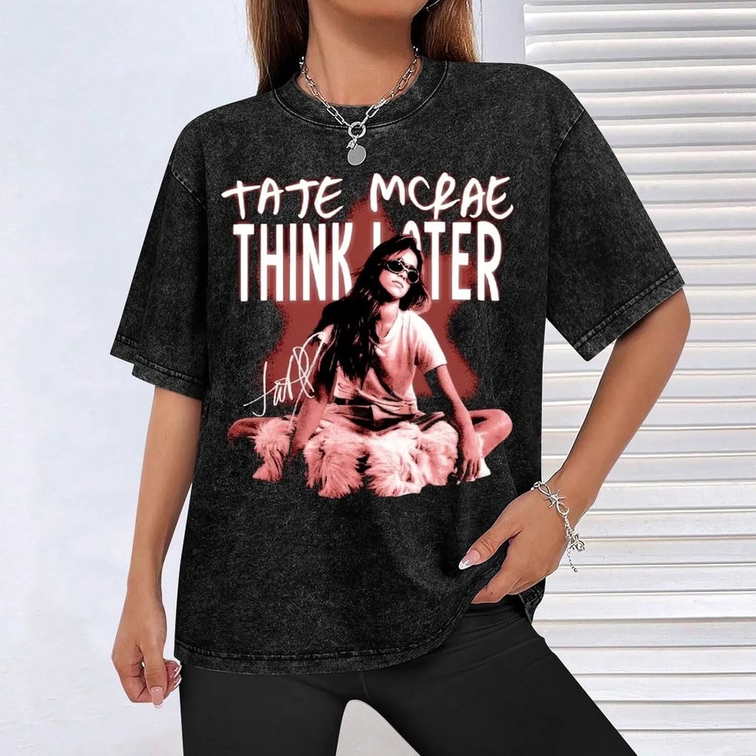 Men's Shirt,Music Short Sleeves Washed Tshirt Cotton Round Neck T Shirt Fashion T-Shirt for Women Soft Shirts