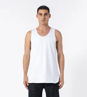 Mesh Rugger Tank White