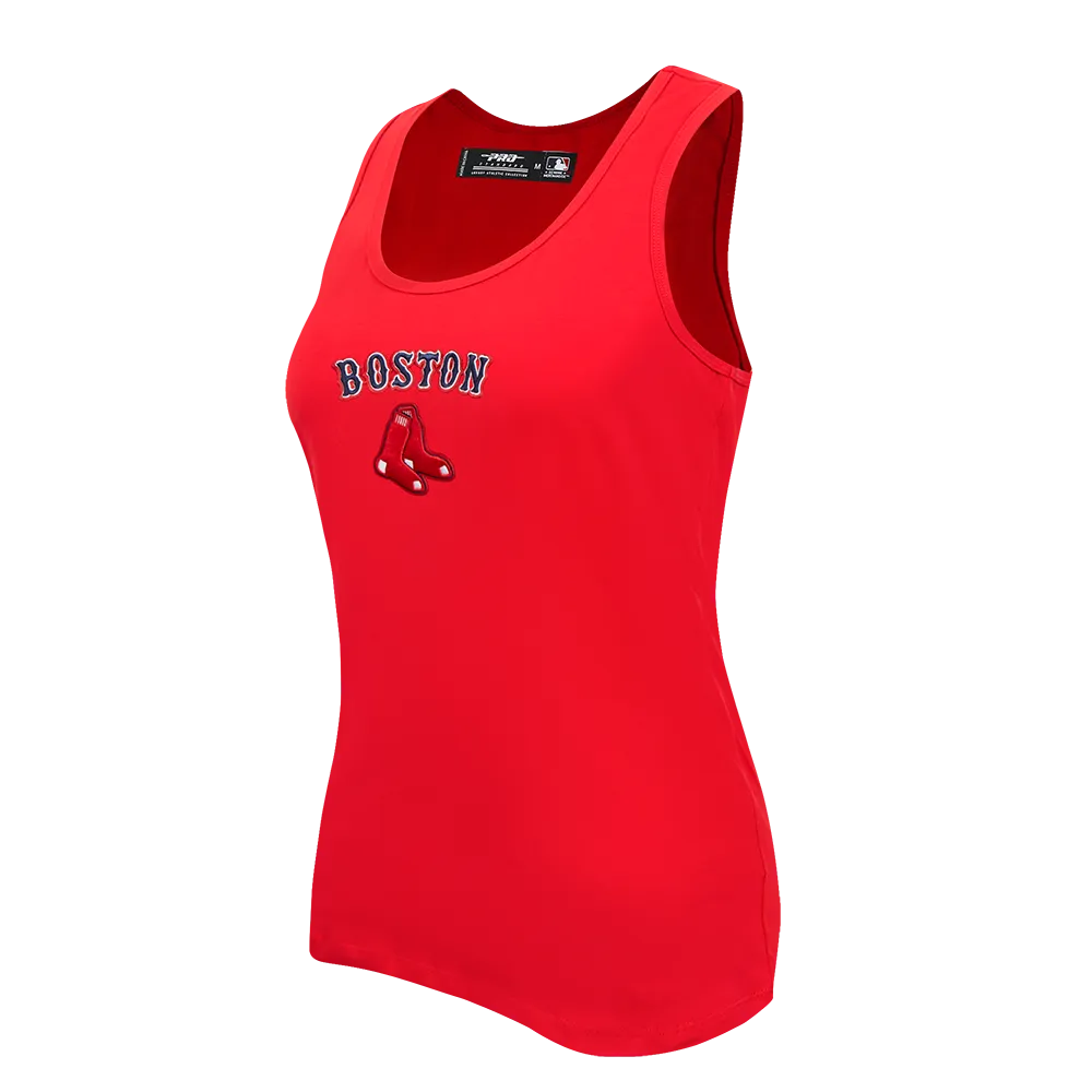 MLB BOSTON RED SOX CLASSIC WOMEN'S RELAXED FIT RACERBACK (RED)