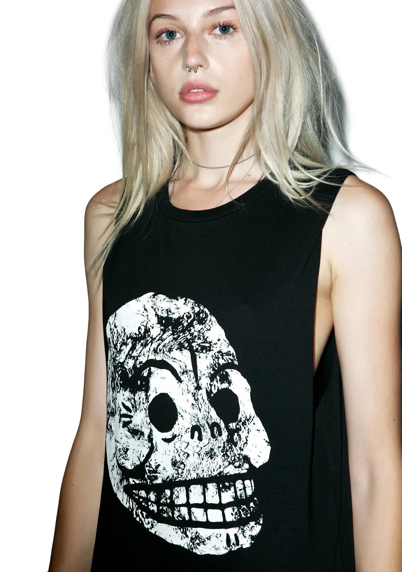 Muscle Moon Skull Tank