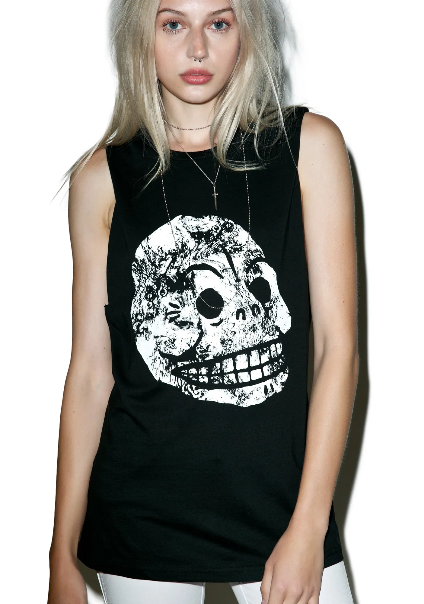 Muscle Moon Skull Tank