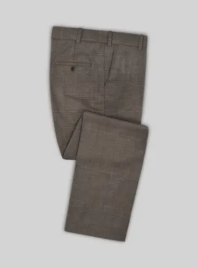 Napolean Ariel Nailhead Dark Brown Wool Pants