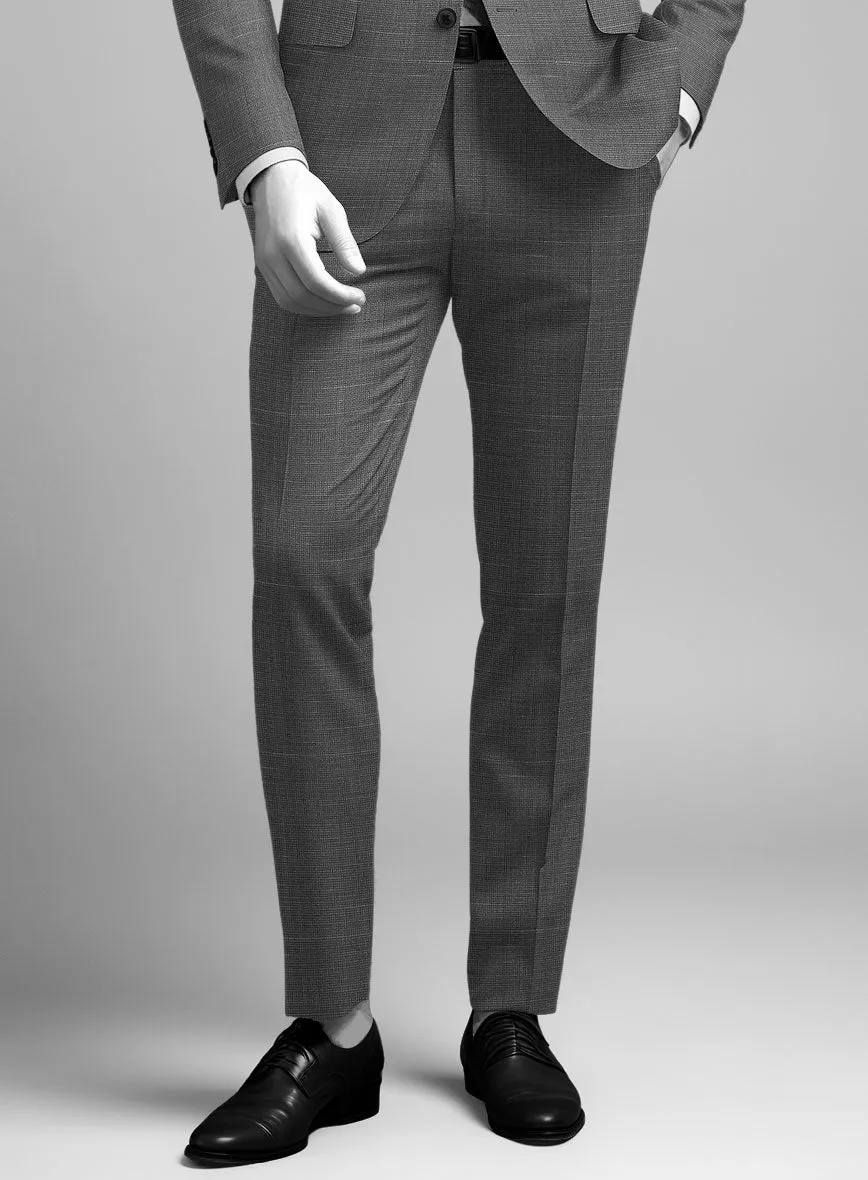 Napolean Ariel Nailhead Gray Wool Pants