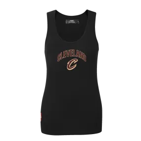 NBA CLEVELAND CAVALIERS CLASSIC WOMEN'S RELAXED FIT RACERBACK (BLACK)