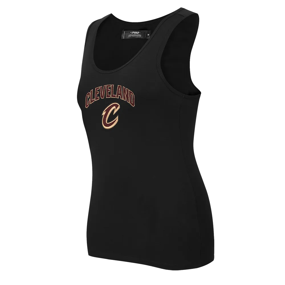 NBA CLEVELAND CAVALIERS CLASSIC WOMEN'S RELAXED FIT RACERBACK (BLACK)