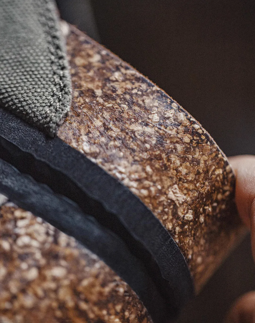 Outdoor Beach Retro Camouflage Canvas Cork Flip Flops Men's Sandal